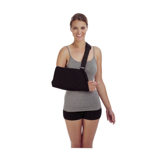 Arm Sling with Pad Procare® Deluxe Hook and Loop Strap Closure Small ...