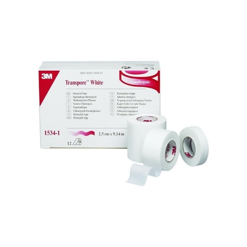 3m Transpore White Medical Tape 3M™ Transpore™ White Water Resistant