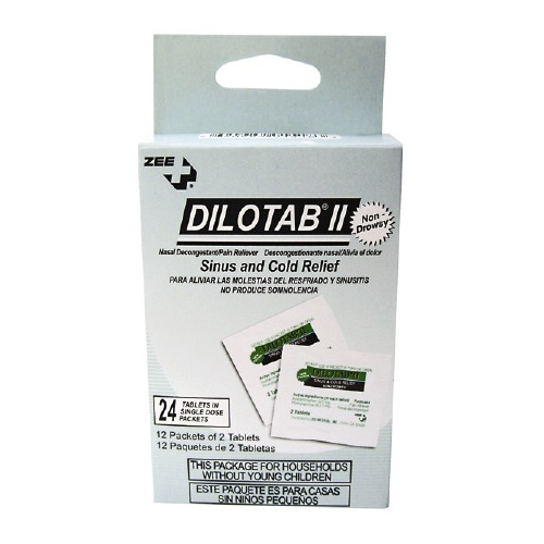 Mckesson Brand Allergy Relief Dilotab® II 325 mg / 5 mg Strength Tablet ...