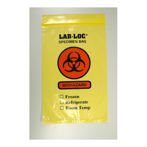 Lab-loc Specimen Transport Bag with Document Pouch Lab-Loc® 6 X 9 Inch ...