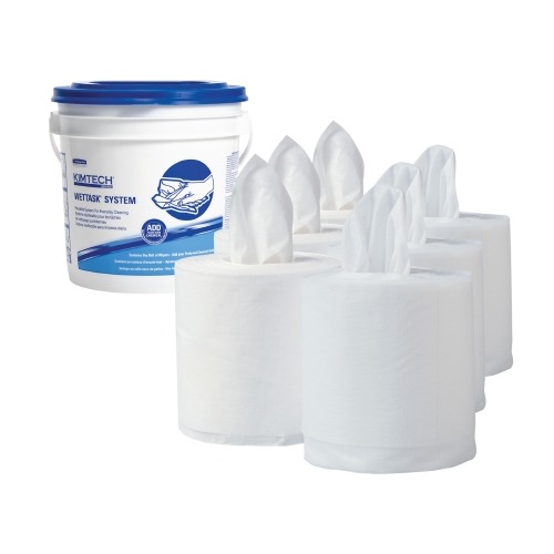 Task Wipe Kimtech Prep Wettask White NonSterile Meltblown 12 X 12-1/2 ...