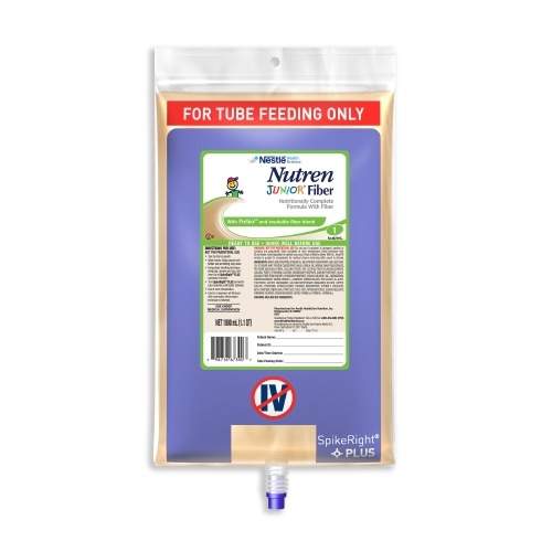 Pediatric Tube Feeding Formula Nutren® Junior Fiber 33.8 oz. Bag Ready