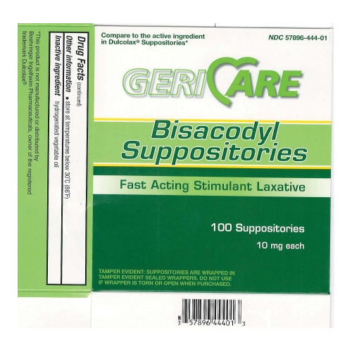 McKesson Brand 57896044401 Laxative Suppository 10 mg Strength