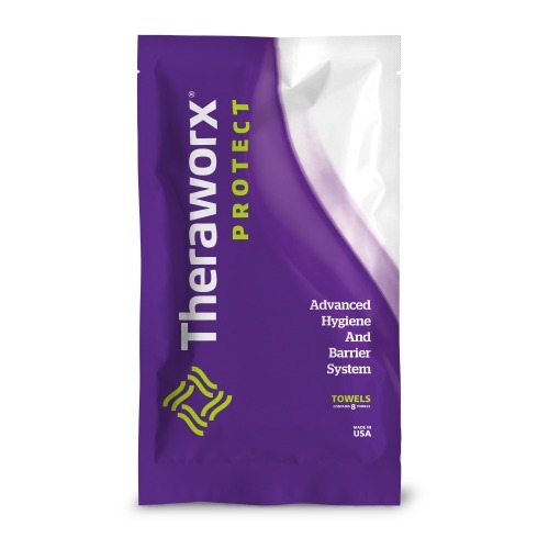 Rinse-Free Bath Wipe Theraworx® Protect Advanced Hygiene Barrier System ...