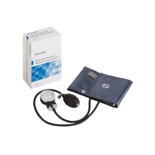 Aneroid Sphygmomanometer with Cuff McKesson Brand 2Tube Pocket Size