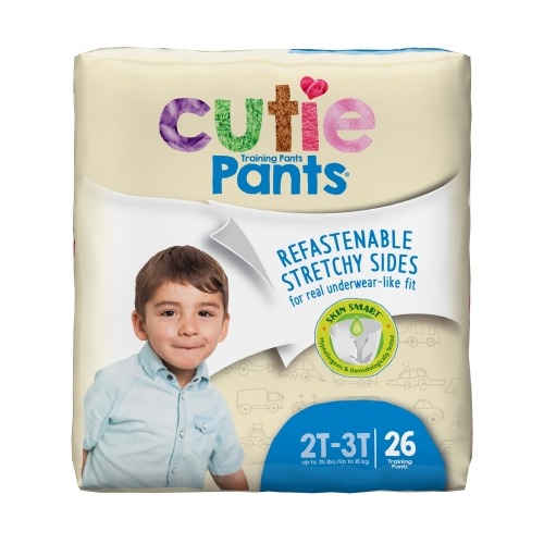 Male Toddler Training Pants Cutie Pants® Pull On with Tear Away Seams