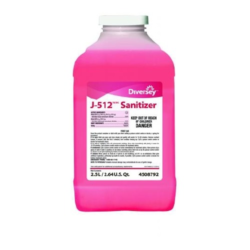 Diversey™ J-512™ Sanitizer Surface Cleaner / Sanitizer Quaternary Based ...