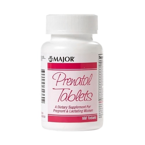 Major Prenatal Vitamin Supplement Major® PNV No. 96 / Iron / Folic Acid
