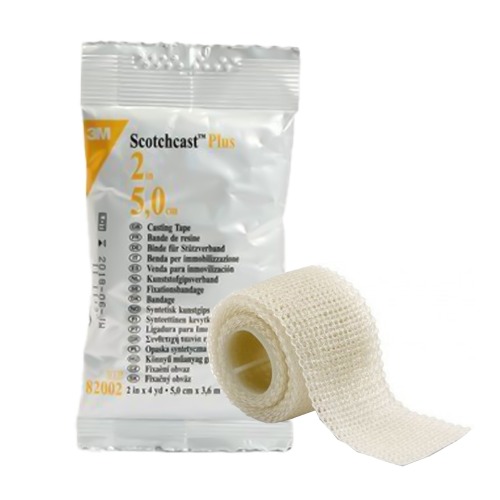 Cast Tape 3M™ Scotchcast™ Plus 2 Inch X 4 Yard Fiberglass White