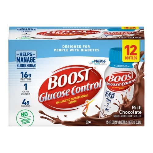 Oral Supplement Boost Glucose Control® Rich Chocolate Flavor Ready to