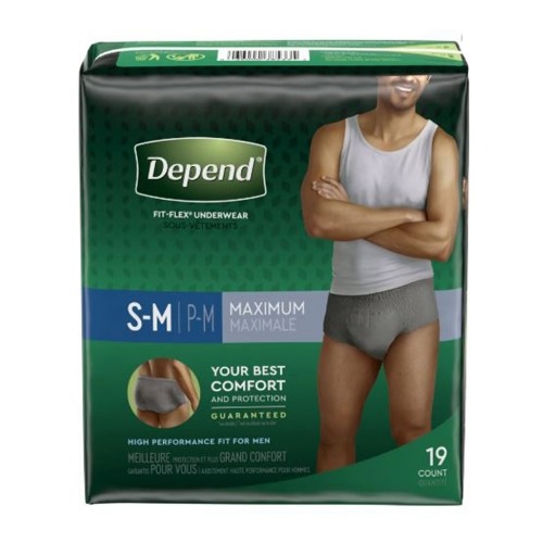 Depend Fit-flex Male Adult Absorbent Underwear Depend® FIT-FLEX® Pull ...