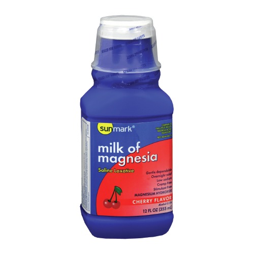 Sunmark Laxative sunmark® Cherry Flavor Oral Suspension 12 oz. 400 mg
