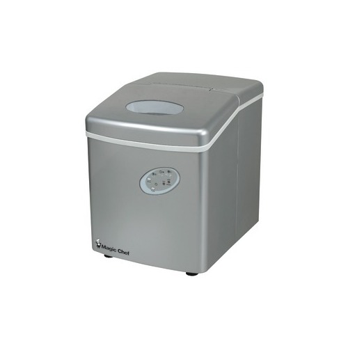 Magic Chef 27 lb. Portable Countertop Ice Maker in Stainless Steel