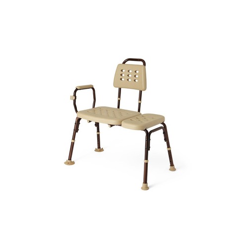 Medline Transfer Bench with Microban MDS86960ELMBH