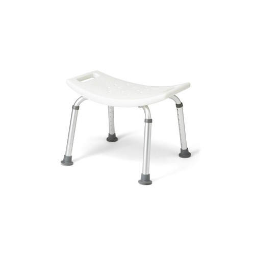 Medline Aluminum Bath Benches without Back,White MDS89740A