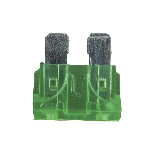 Fusibles ATC 30 Amperios - Paquete De 25 Unidades, Hoja Chapada En Zinc, Para Automoción