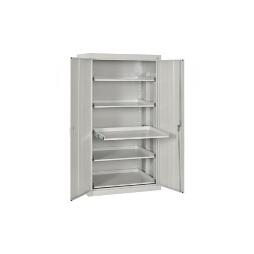 Locking Storage Cabinet with Trays