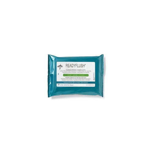 Medline ReadyFlush Biodegradable Flushable Wipes MSC263810H