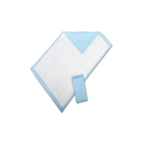 Medline Protection Plus Disposable Underpads,Blue,24