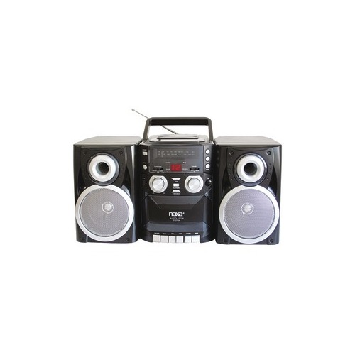 Naxa(r) NAXA NPB426 Portable CD Player with AM FM Radio, Cassette