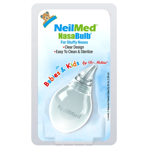 Neilmed Pharmaceutical NasaBulb Clear Silicone Bulb - NEINB1 