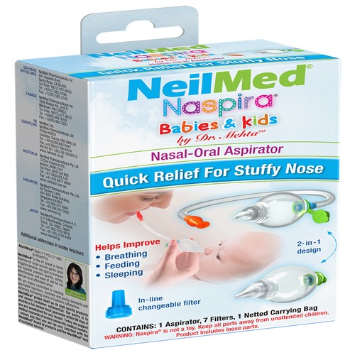 Neilmed Pharmaceutical Naspira Nasal Oral Aspirator For Baby - NEINOA 