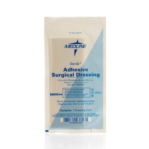 Medline Sterile Surgical Adhesive Dressings NON4313