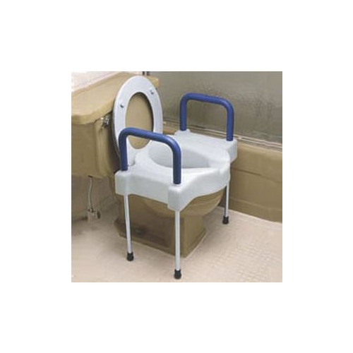 Maddak Extra Wide Tall-Ette Elevated Toilet Seat with Aluminum Legs ...