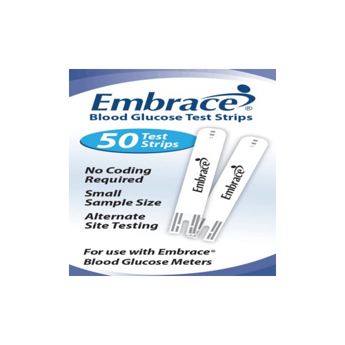 Omnis Health, Llc Embrace Blood Glucose Test Strip (50 Count