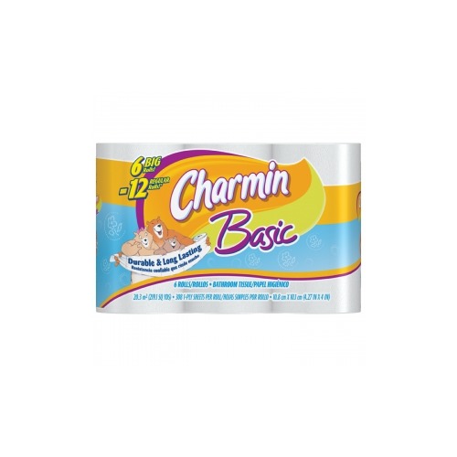 Procter & Gamble Charmin Basic Big Rl T/t 4.5x4.4x352sh 1p Whi 8/6 ...