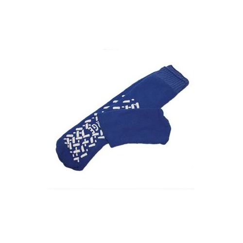 Double Tread Patient Safety Footwear - Terrycloth Interior, 2X-Large Green, Case Of 96