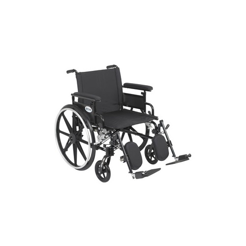 Drive Devilbiss Healthcare Viper Plus GT Wheelchair with Flip Back Removable Adjustable Full
