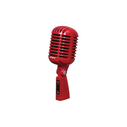 Pyle Pror Pyle Pro Pdmicr42r Classic Retro Style Dynamic Vocal Microphone Red Pylpdmicr42r 1284