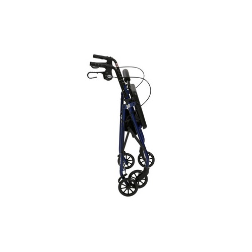 Drive Devilbiss Healthcare Walker Rollator with 6" Wheels, Fold Up Removable Back Support and