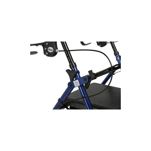 Drive Devilbiss Healthcare Walker Rollator with 6" Wheels, Fold Up Removable Back Support and