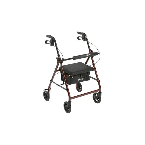 Drive Devilbiss Healthcare Walker Rollator with 6" Wheels, Fold Up