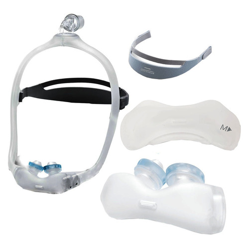 Respironics Inc DreamWear Gel Nasal Pillow CPAP Mask with Medium Single Cushion, Medium Frame