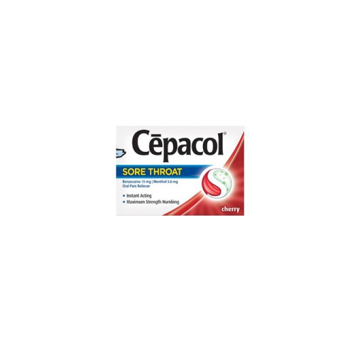 Cepacol Sore Throat Lozenges, Cherry, 72/pack REC71098