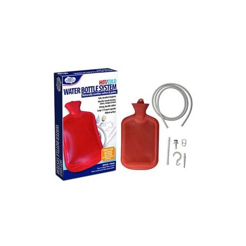 Carex Health Brands Hot Water Bottle with Fleece Cover - RMP09400