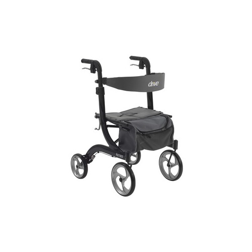 Drive Devilbiss Healthcare Nitro Euro Style Walker Rollator, Black