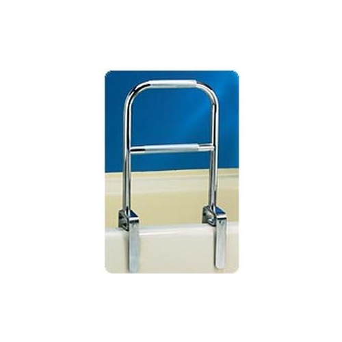 Carex Health Brands Dual Level Bathtub Rail, 12 1/4"W X 1"D X 17 1/4"H