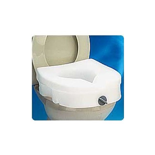 Carex Health Brands EZ Locked Raised Toilet Seat, Weight Capacity 300