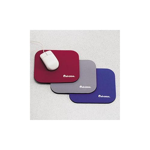 Universal Rubber/Polyester Ergonomic Mouse Pad UNV51445