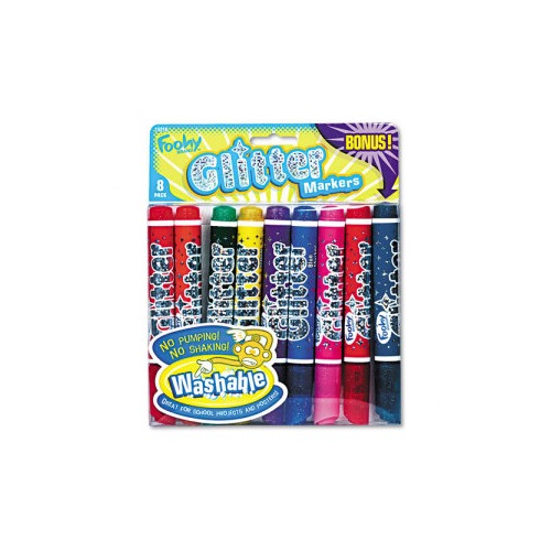 Foohy Washable glitter markers - SAN15216 