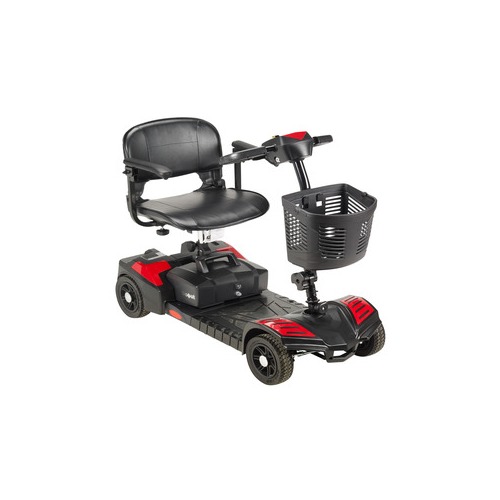 Drive Devilbiss Healthcare Scout Compact Travel Power Scooter, 4 Wheel ...