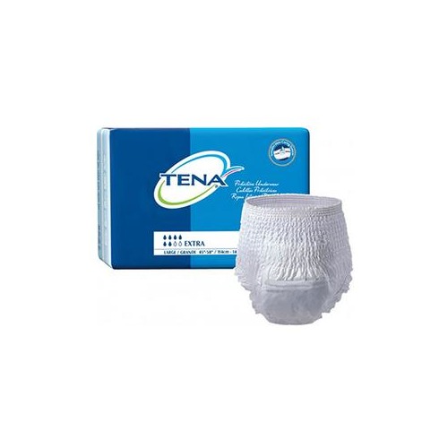 TENA Extra Absorbency Protective Underwear Large 45 58 Inch Waist