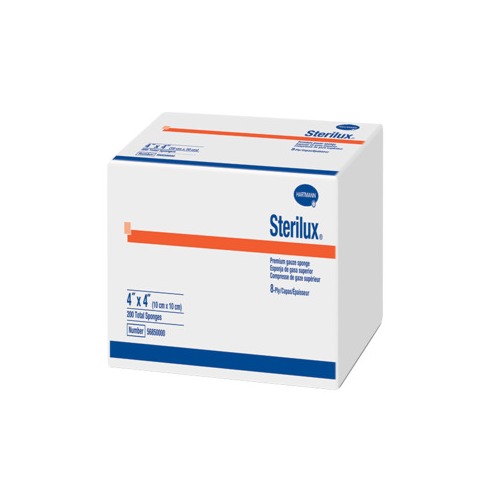 Hartmannconco Sterilux NonSterile Premium Gauze Sponge 4" x 4", 8Ply EV56850000