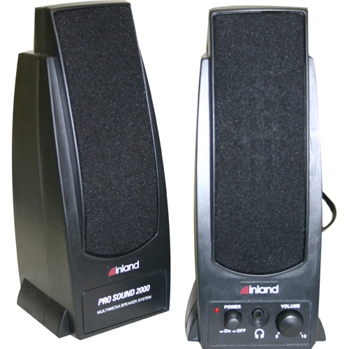 Inland Products, Inc Inland Pro Sound 2000 2.0 Speaker System - 7.20 W