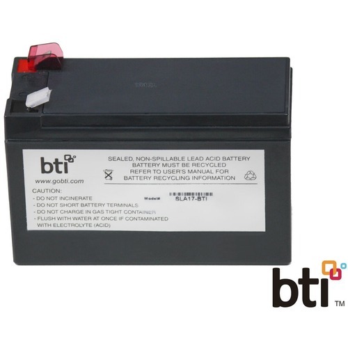 Battery Technology, Inc BTI Replacement Battery RBC17 for APC UPS