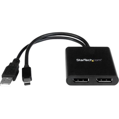 StarTech.com Mini DisplayPort to DisplayPort Multi Monitor Splitter - 2 ...